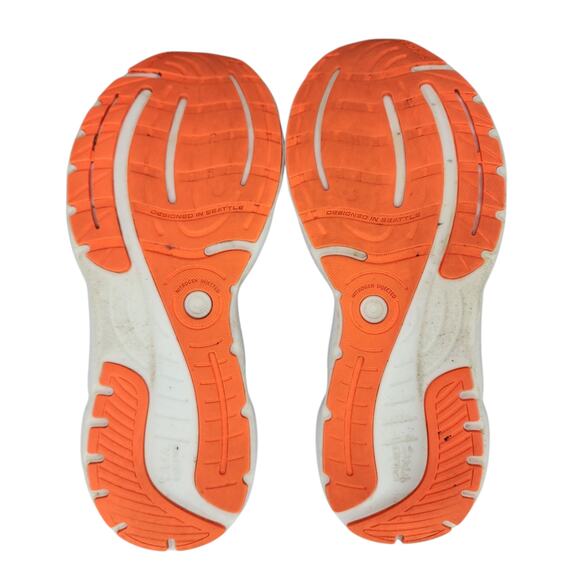 Brooks Glycerin 20 Running Shoe sz 13 Men Blue Orange Low Top Lace Up NO INSOLES - Picture 9 of 12